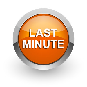 last minute orange glossy web icon