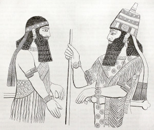 Assyrian artworks found in Nineveh. By unidentified author, publ