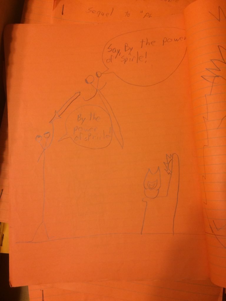 Remember that plagiarism I mentioned? Apparently that didn't include having stuff make sense. I have no idea what "Spirle" means.